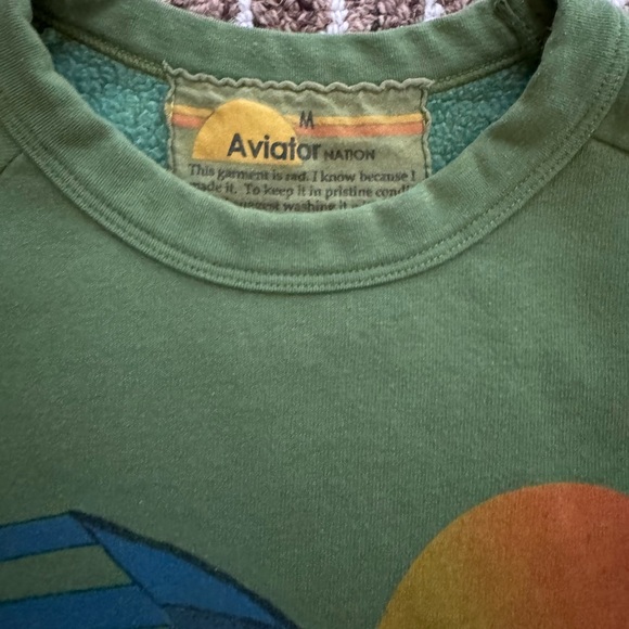 Aviator Nation Windsurf Jump Crewneck Sweatshirt - Picture 4 of 6